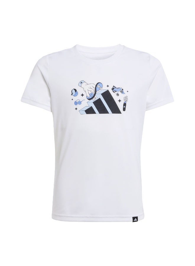 Adidas Climacool Animal Graphic T-Shirt Junior - Image 5